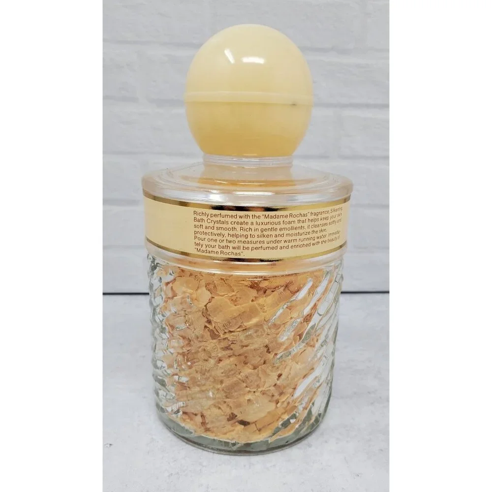 Madame Rochas Silkening Bath Crystals‎ 8.8oz Sealed Vintage France